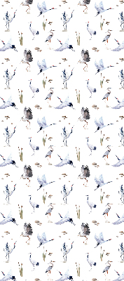 Roller blind for large window Herons