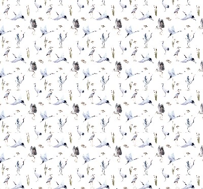 Roller blind for large window Herons