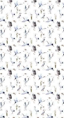 Roller blind for large window Herons