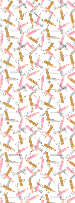 Fabric roller blind Crayons