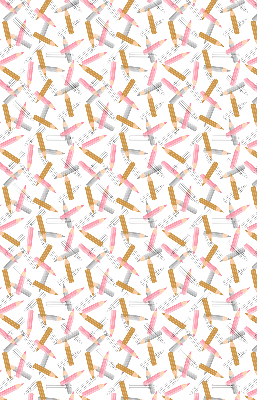 Fabric roller blind Crayons