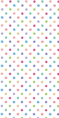Modern roller blind Colorful dots