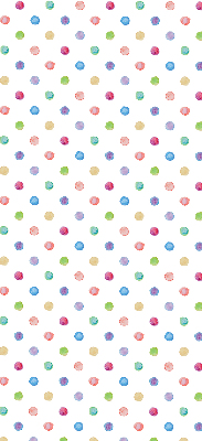 Modern roller blind Colorful dots
