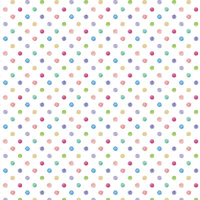 Modern roller blind Colorful dots