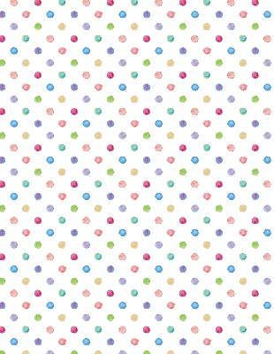 Modern roller blind Colorful dots
