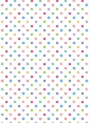 Modern roller blind Colorful dots