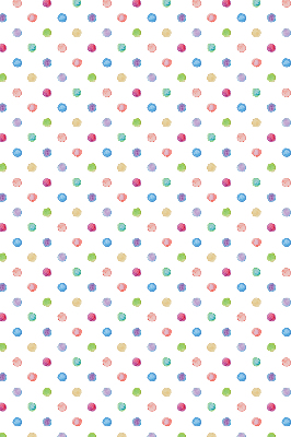 Modern roller blind Colorful dots