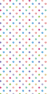 Modern roller blind Colorful dots