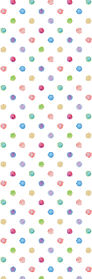 Modern roller blind Colorful dots