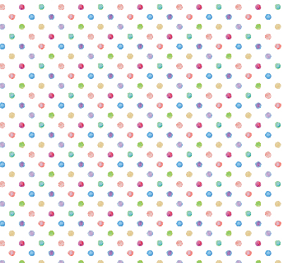 Modern roller blind Colorful dots