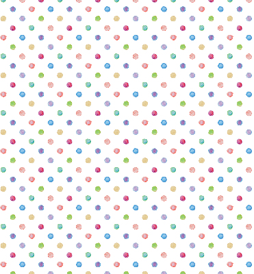 Modern roller blind Colorful dots