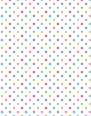 Modern roller blind Colorful dots
