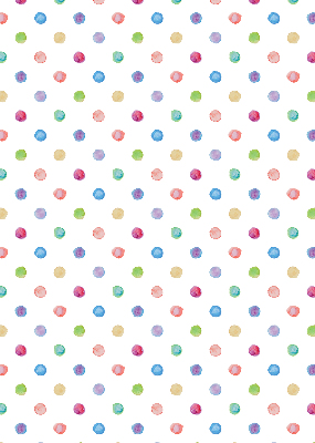 Modern roller blind Colorful dots