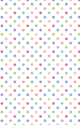Modern roller blind Colorful dots