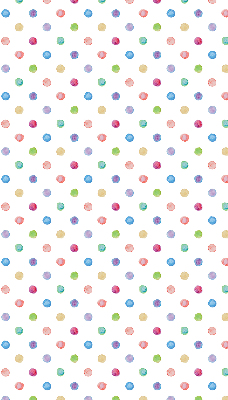 Modern roller blind Colorful dots