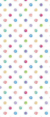 Modern roller blind Colorful dots