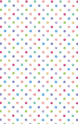 Modern roller blind Colorful dots