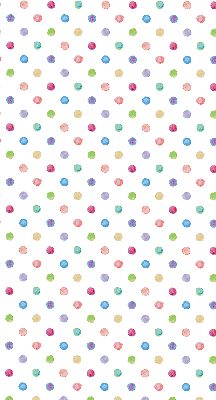 Modern roller blind Colorful dots