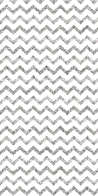 Roller blind for large window Gray horizontal zigzags