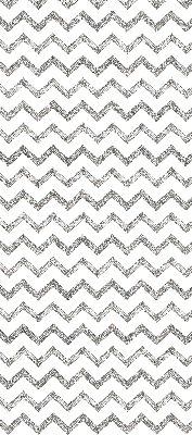 Roller blind for large window Gray horizontal zigzags