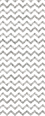 Roller blind for large window Gray horizontal zigzags