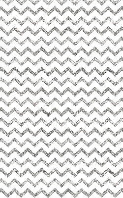 Roller blind for large window Gray horizontal zigzags