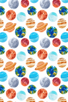 Fabric roller blind Planets