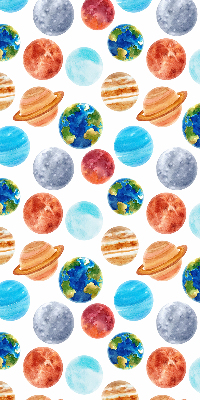 Fabric roller blind Planets