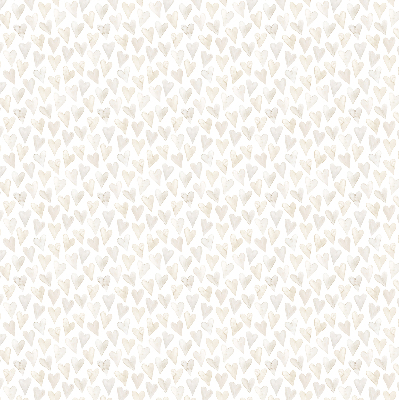 Modern roller blind Beige hearts