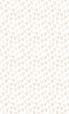 Modern roller blind Beige hearts