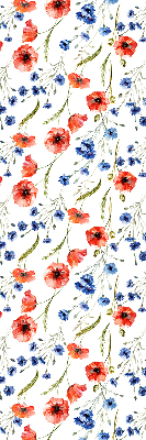 Roller blind for large window Poppy