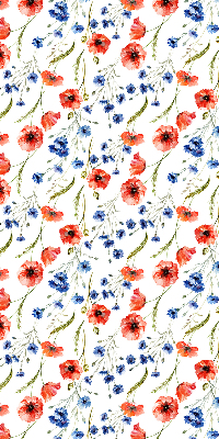 Roller blind for large window Poppy