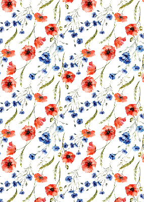 Roller blind for large window Poppy