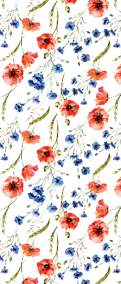 Roller blind for large window Poppy