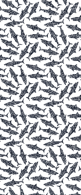 Roller blind for large window Sharks