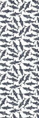 Roller blind for large window Sharks