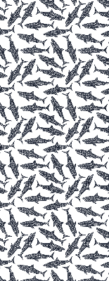 Roller blind for large window Sharks