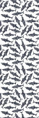 Roller blind for large window Sharks