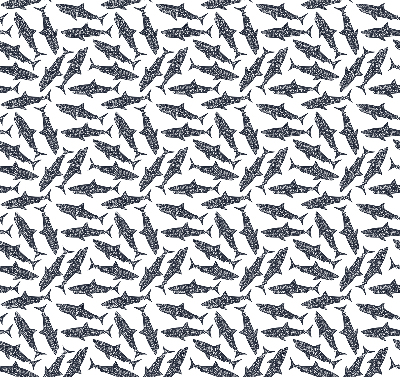 Roller blind for large window Sharks