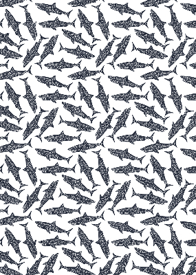 Roller blind for large window Sharks