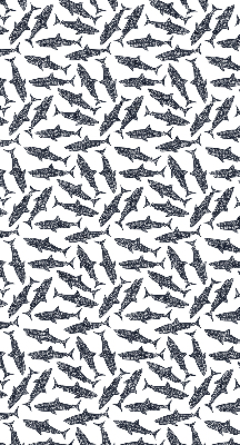 Roller blind for large window Sharks