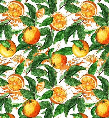 Roller blind for large window Oranges and leaves