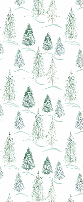 Fabric roller blind Trees