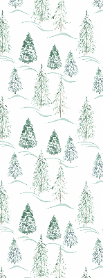 Fabric roller blind Trees