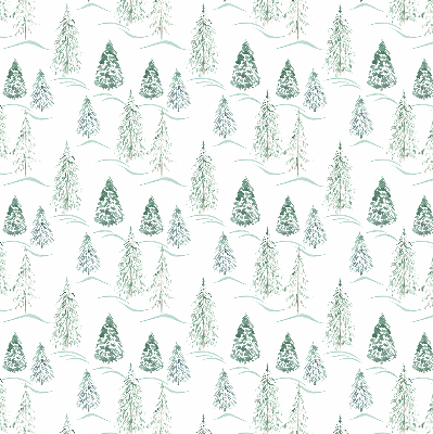 Fabric roller blind Trees