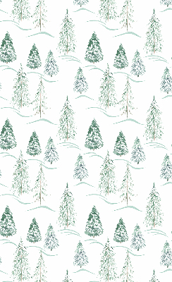 Fabric roller blind Trees