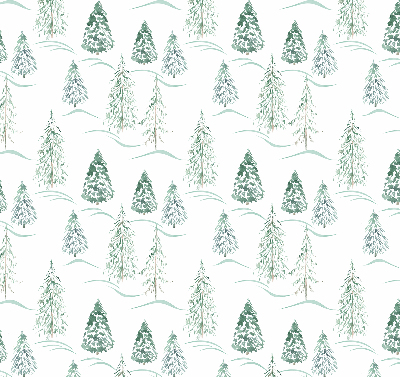 Fabric roller blind Trees