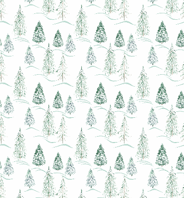 Fabric roller blind Trees