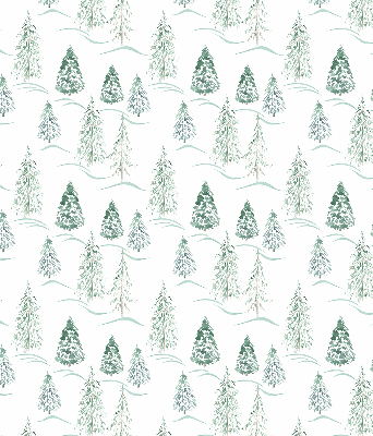 Fabric roller blind Trees