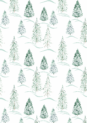 Fabric roller blind Trees